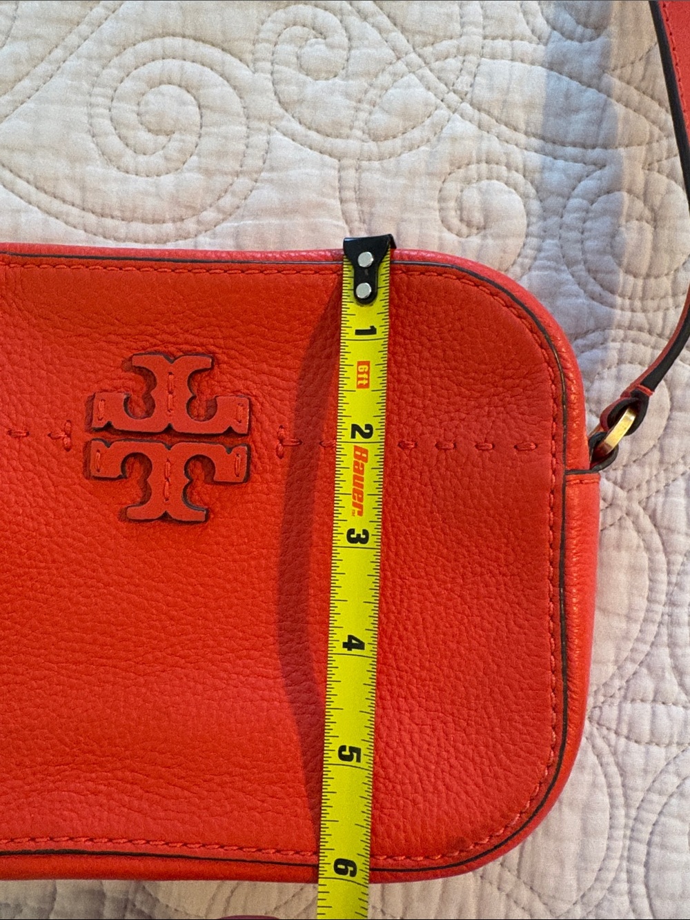 Tory Burch Vibrant Red Crossbody Bag - Picture 13 of 14
